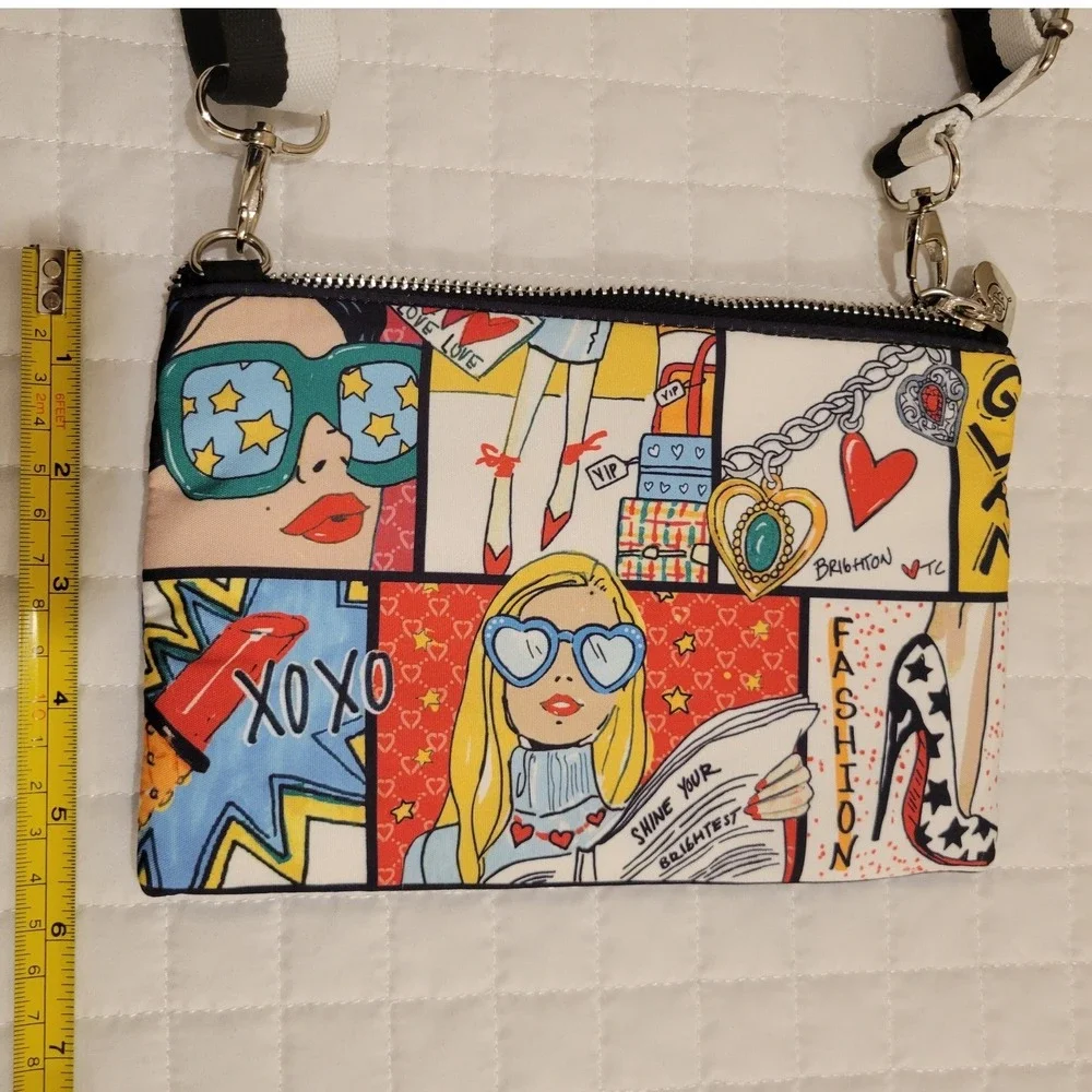 Brighton Glam Girl Tom Clancy Crossbody Pouch Clutch Wristlet Fashionista Cutesy